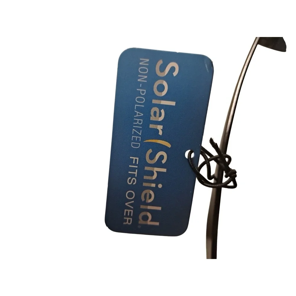 Solar Shield Polarized Fit Over Sunglasses,Size L‎ 100% UV, Black